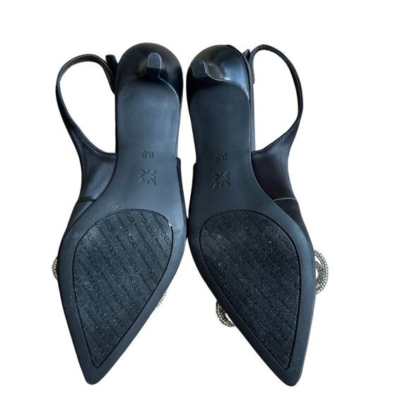 NWOT BCBG Donna 2 Slingback Pointed Toe Pump Black 6.5 - Picture 7 of 9